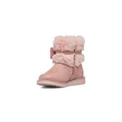 Stivaletti imbottiti rosa da bambina con finta pelliccia Le Scarpe di Alice