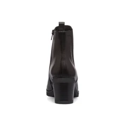 Stivaletti in pelle con tacco 7 cm neri da donna Formawell
