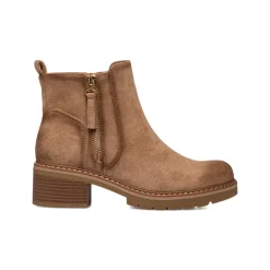 Stivaletti khaki da donna effetto scamosciato Lora Ferres