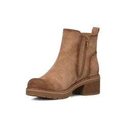 Stivaletti khaki da donna effetto scamosciato Lora Ferres
