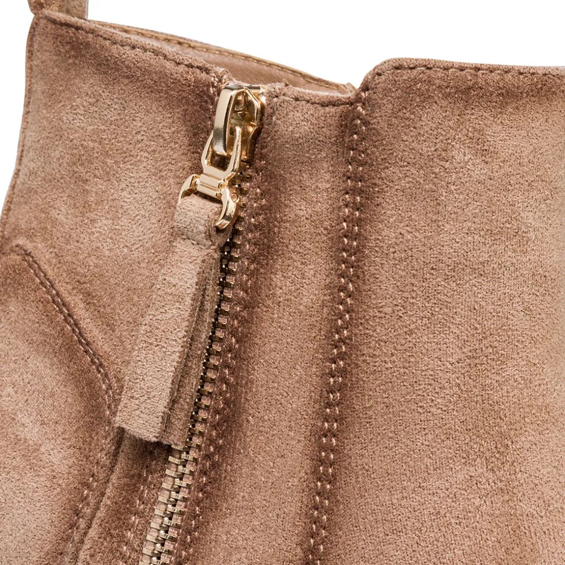 Stivaletti khaki da donna effetto scamosciato Lora Ferres