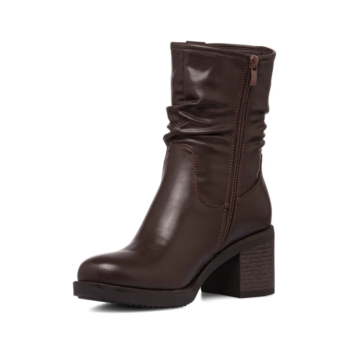 Stivaletti marroni da Donna con tacco 6,5 cm Lora Ferres