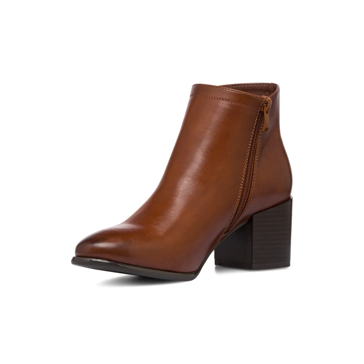 Stivaletti marroni da Donna con tacco 6 cm Lora Ferres