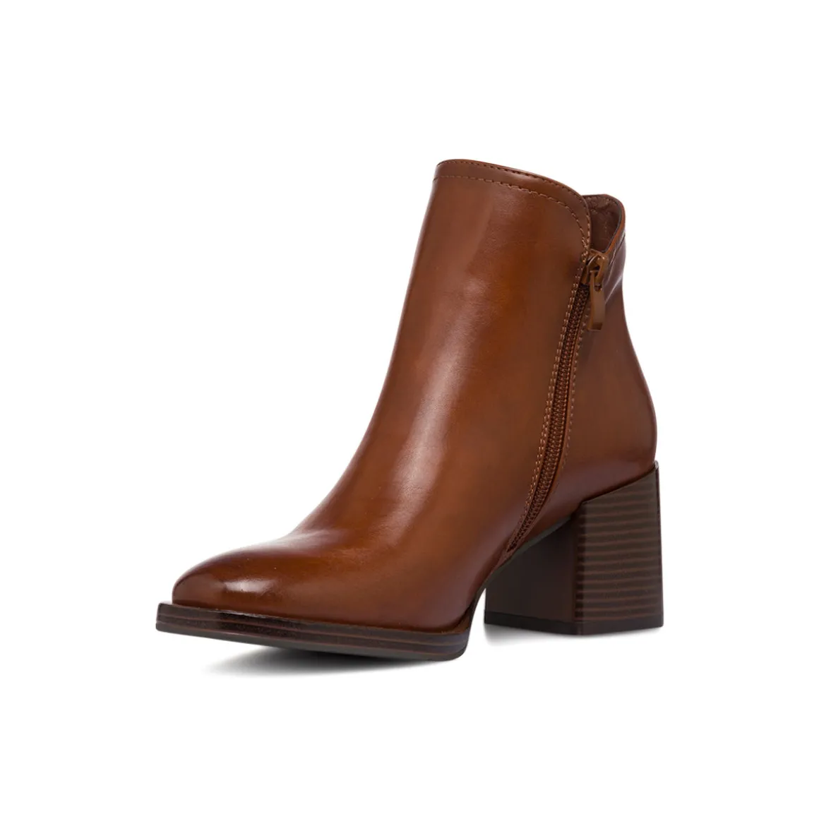 Stivaletti marroni da Donna con tacco 7 cm Lora Ferres