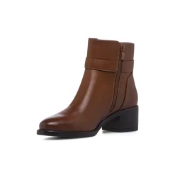 Stivaletti marroni da Donna con fibbia e tacco 5 cm Lora Ferres