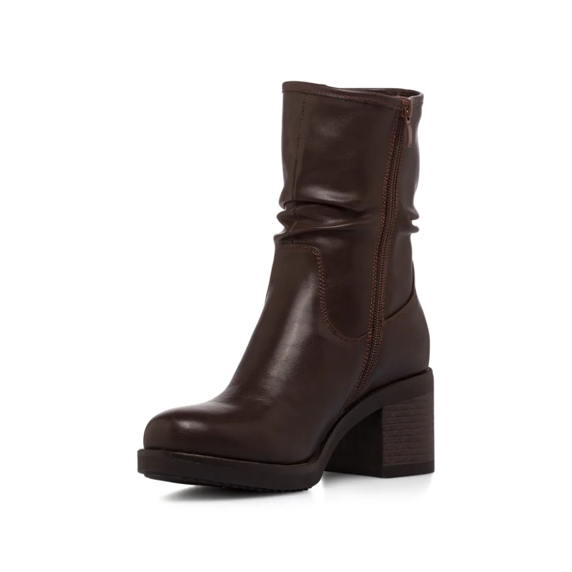 Stivaletti marroni da Donna con tacco 6,5 cm Lora Ferres