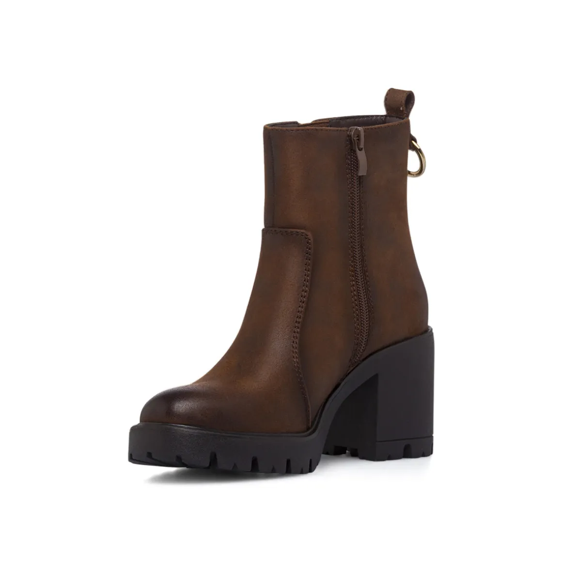 Stivaletti marroni da Donna con tacco 8 cm Lora Ferres