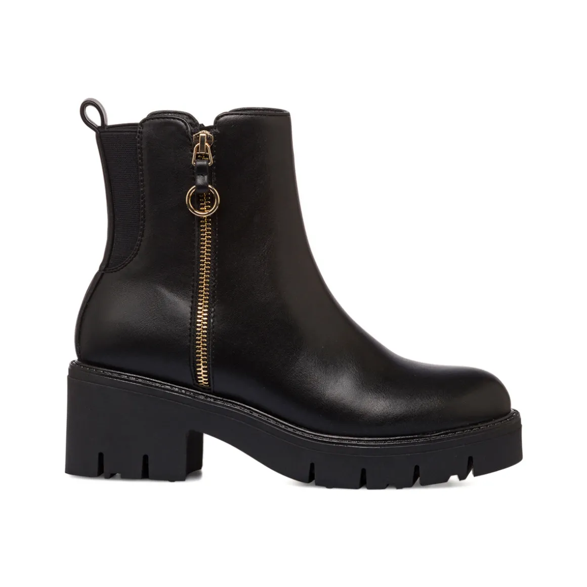 Stivaletti neri con zip da Donna Swish Jeans