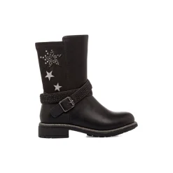 Stivaletti neri da Bambina con dettagli glitter Le scarpe di Alice