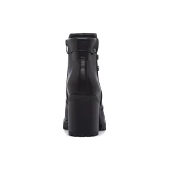 Stivaletti neri da Donna con tacco 8 cm e bottoni Lora Ferres