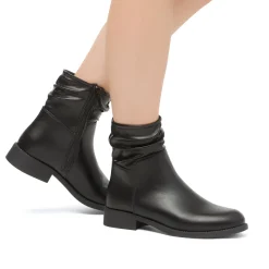 Stivaletti neri da Donna effetto scamosciato Lora Ferres