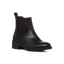 Stivaletti neri da donna con fascia elastica P Soft