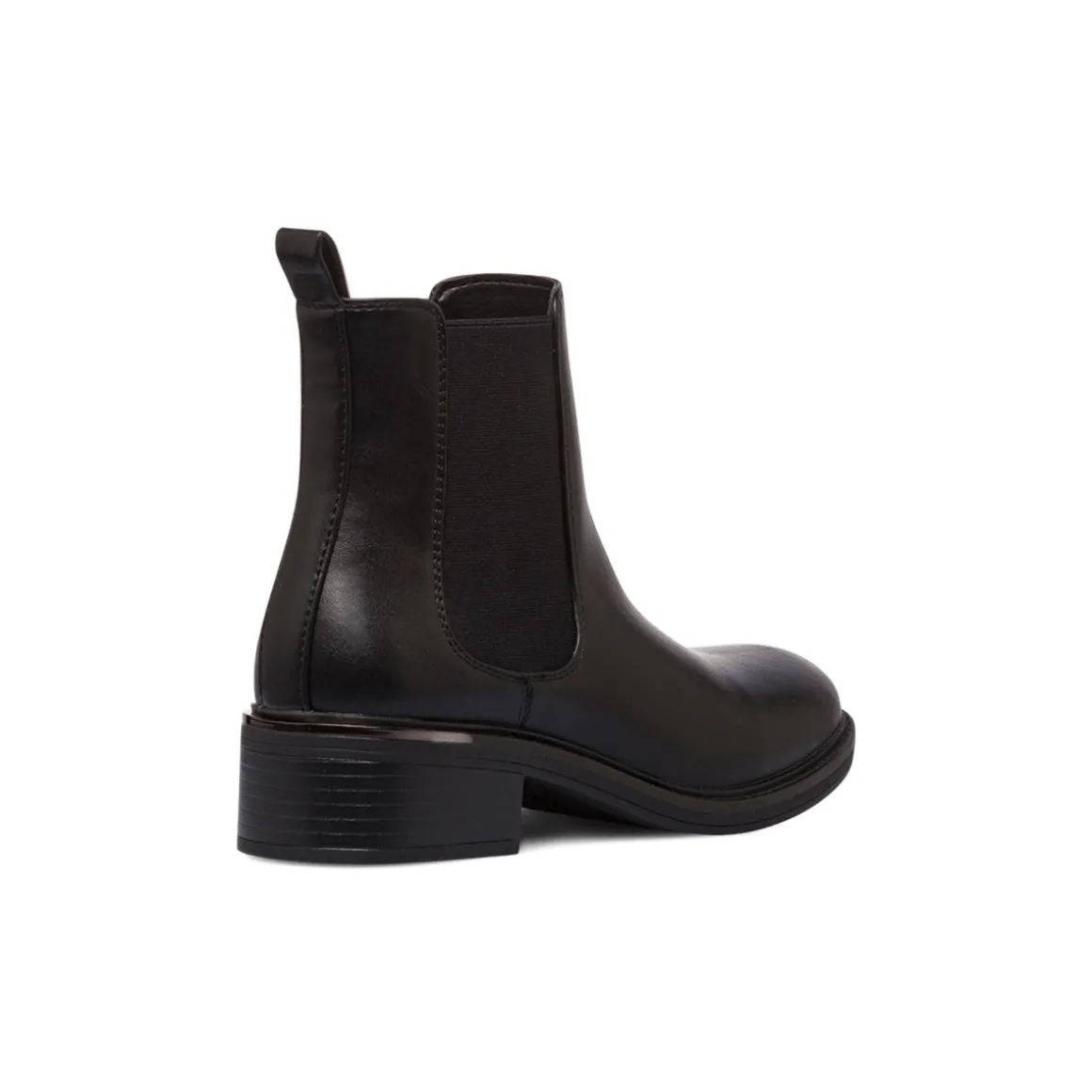 Stivaletti neri da donna con fascia elastica P Soft