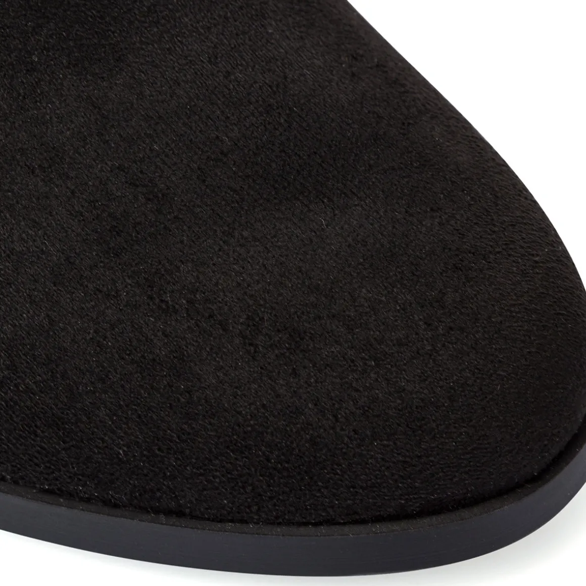 Stivaletti neri da Donna effetto scamosciato con tacco 8 cm Lora Ferres
