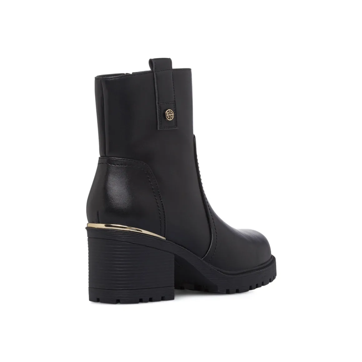 Stivaletti neri da Donna con tacco colonna 7 cm Lora Ferres