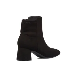 Stivaletti neri da Donna con tacco 6,5 cm effetto scamosciato Swish Jeans