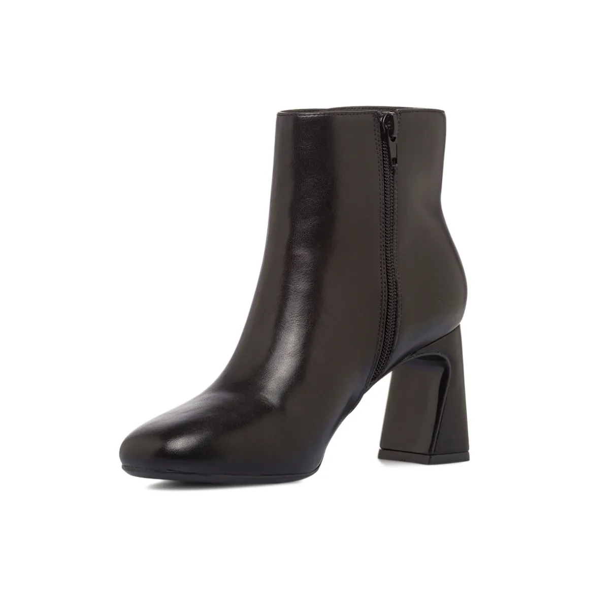 Stivaletti neri da Donna in pelle con tacco 7,5 cm Swish Jeans