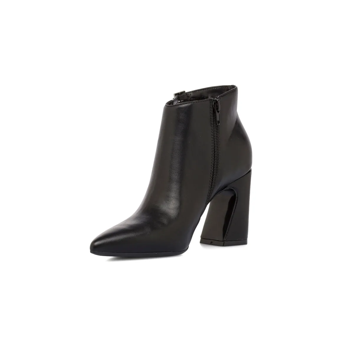 Stivaletti neri da Donna con tacco 8,5 cm e fibbie Swish Jeans