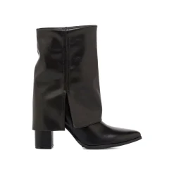 Stivaletti neri da Donna con tacco 9 cm Lora Ferres