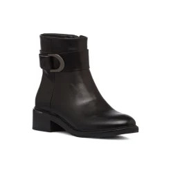 Stivaletti neri da donna con cinturino P Soft