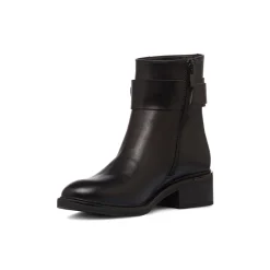 Stivaletti neri da donna con cinturino P Soft