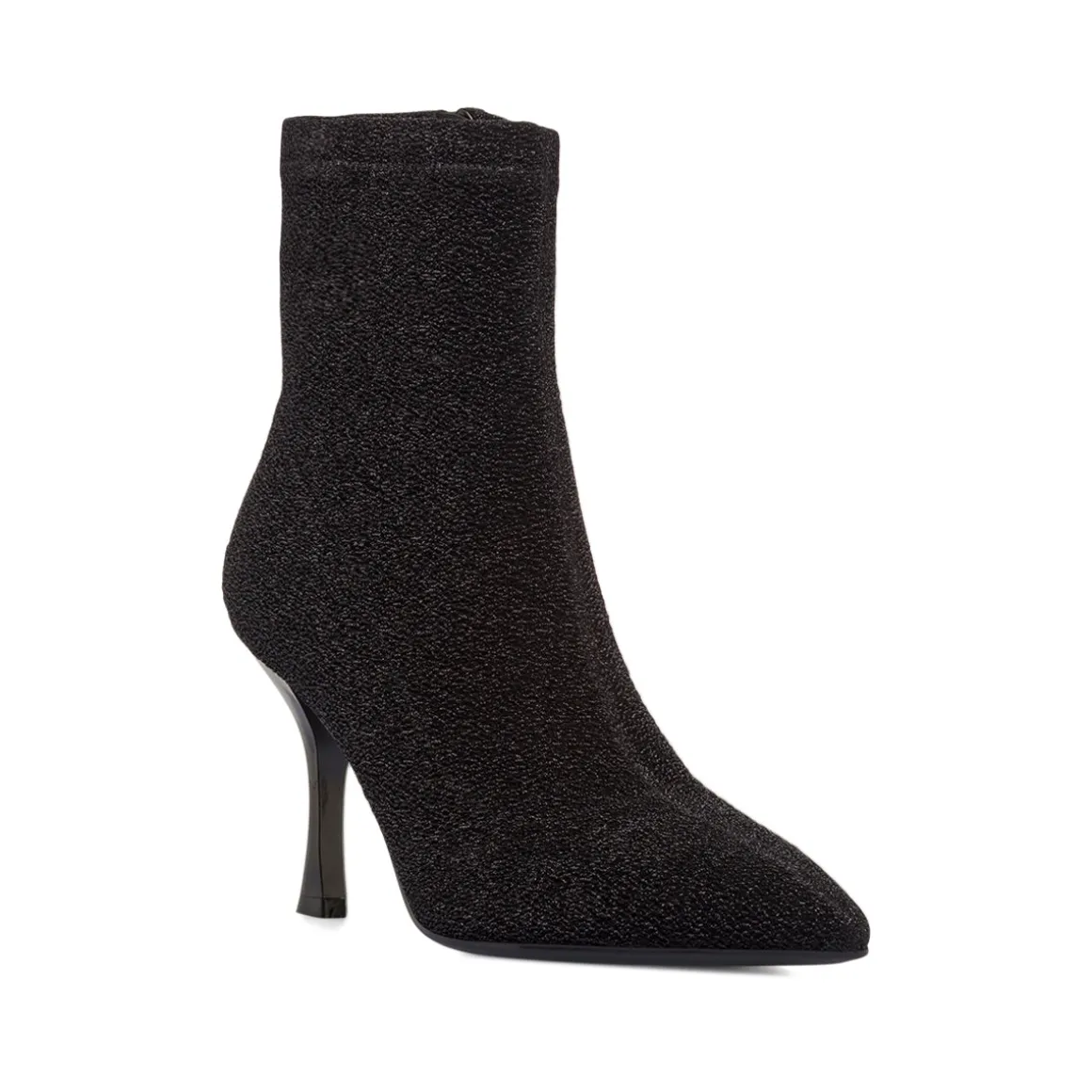 Stivaletti neri da Donna con tacco 8,5 con glitter Lora Ferres
