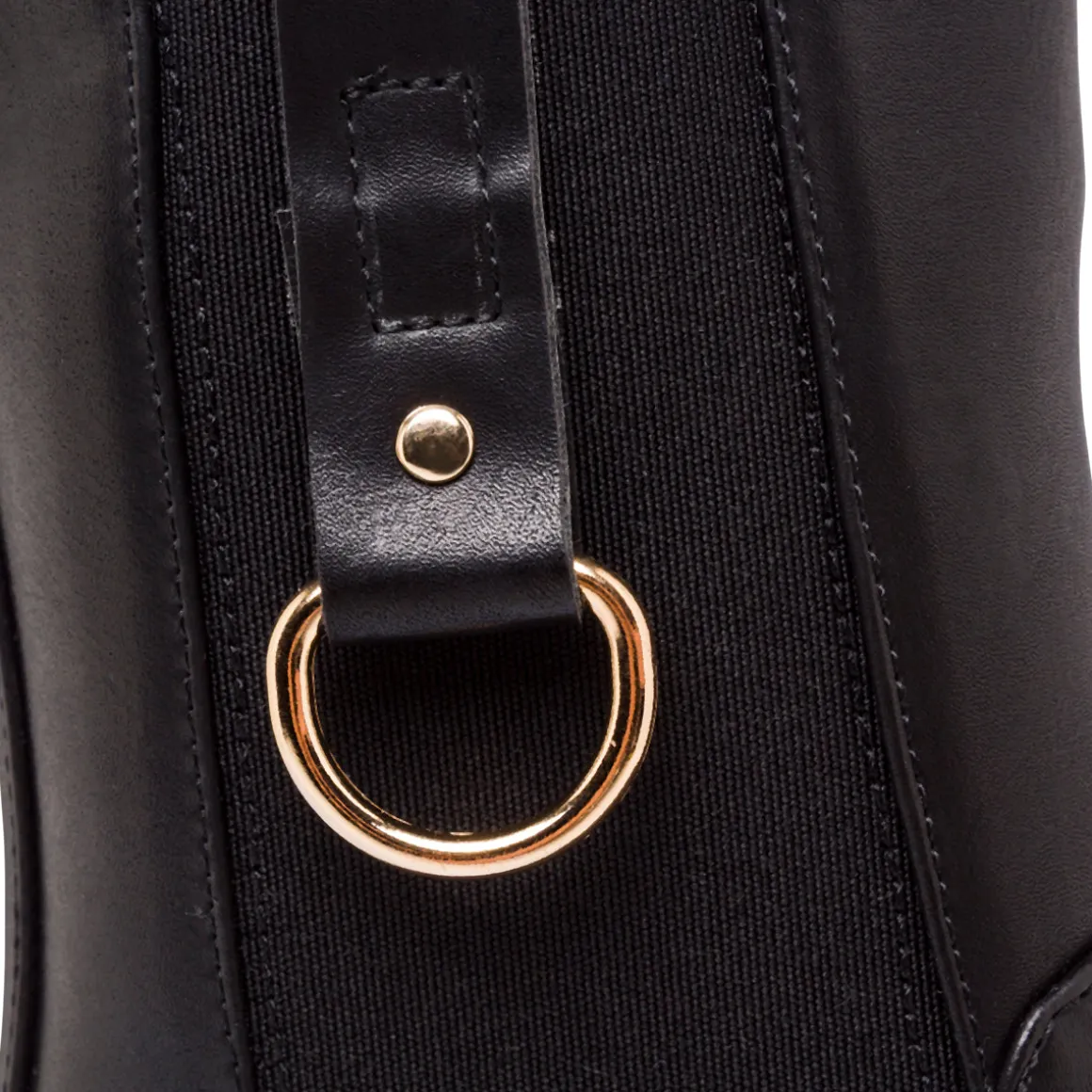 Stivaletti neri da Donna con dettaglio anello oro Lora Ferres