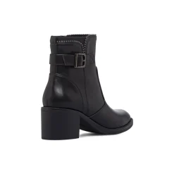 Stivaletti neri da Donna con fibbia e tacco 6 cm Lora Ferres