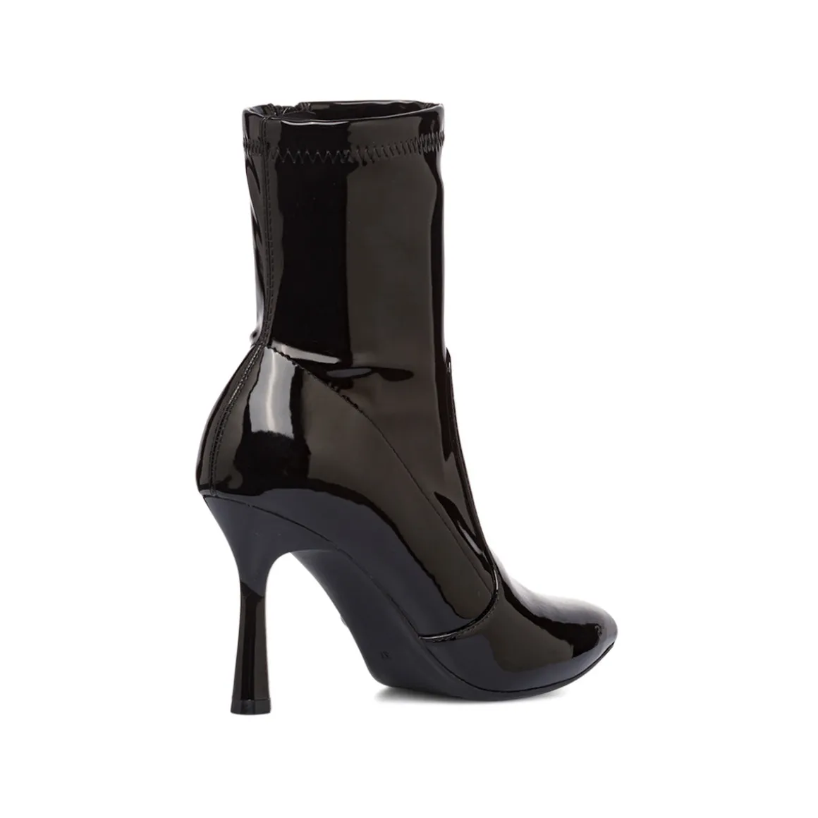 Stivaletti neri da Donna con tacco 9 cm effetto vernice Lora Ferres
