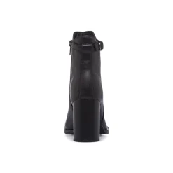 Stivaletti neri da Donna con fibbia e tacco 8 cm Primopiano