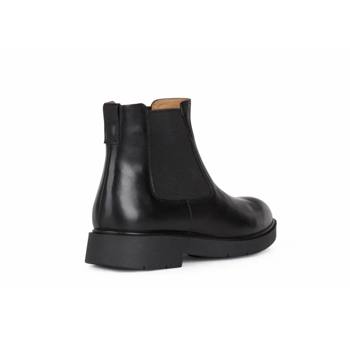 Stivaletti neri da Donna in pelle con suola traspirante Geox