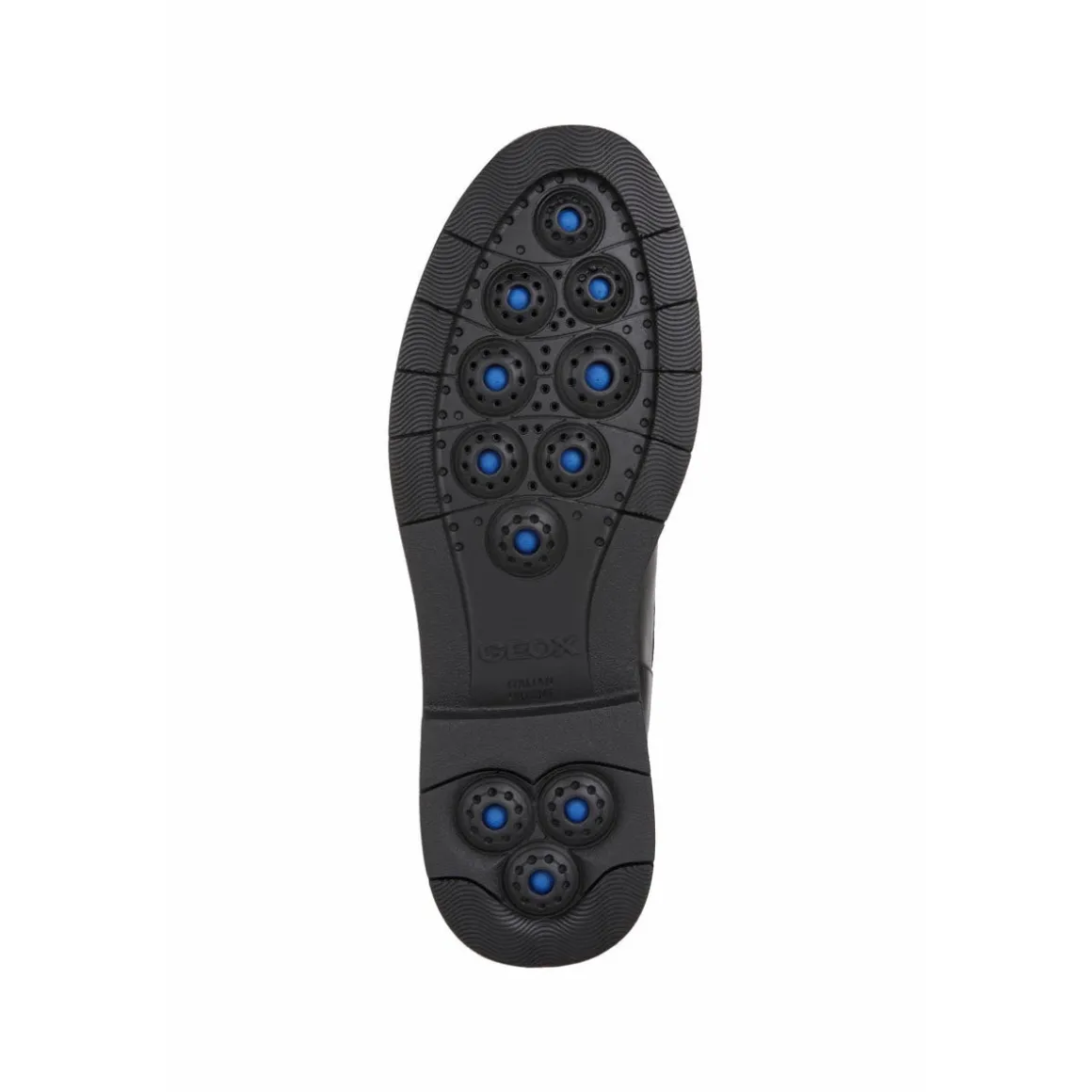 Stivaletti neri da Donna in pelle con suola traspirante Geox
