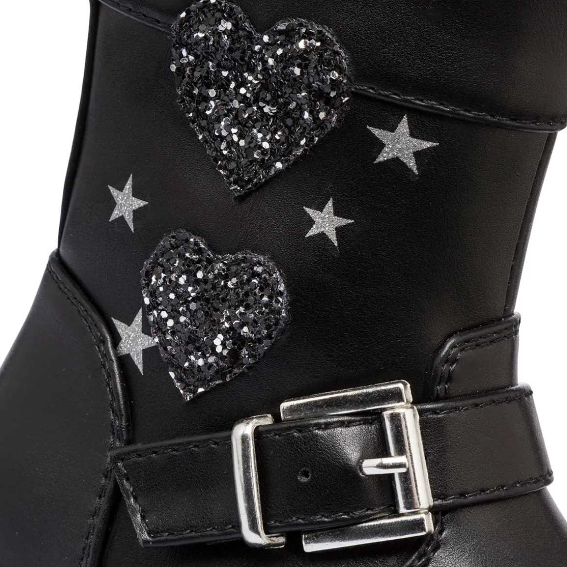 Stivaletti nero da bambina Le Scarpe di Alice