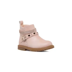 Stivaletti rosa da Bambina con glitter e cuori Le scarpe di Alice