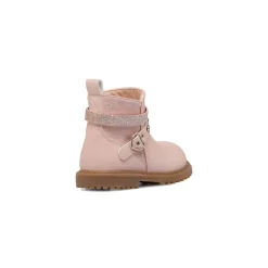 Stivaletti rosa da Bambina con glitter e cuori Le scarpe di Alice