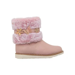 Stivaletti rosa da Bambina con dettagli floreali Le scarpe di Alice