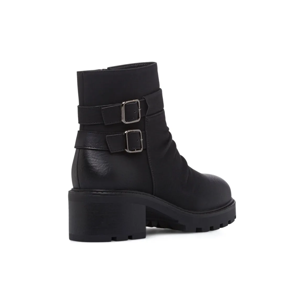Stivaletti slouchy neri da Donna con fibbie Lora Ferres