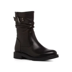 Stivaletti slouchy neri da Donna con fibbia Lora Ferres