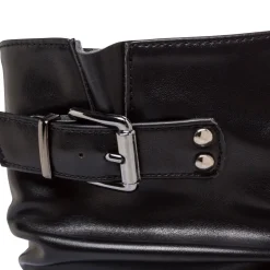 Stivaletti slouchy neri da Donna con fibbia Lora Ferres