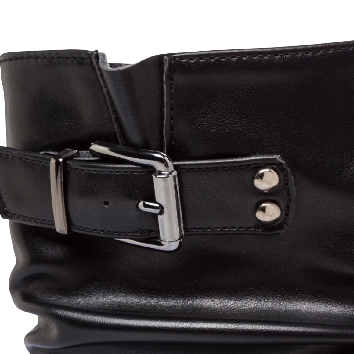 Stivaletti slouchy neri da Donna con fibbia Lora Ferres