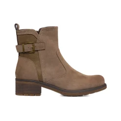 Stivaletti taupe da Donna con fibbia effetto scamosciato Lora Ferres
