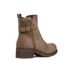 Stivaletti taupe da Donna con fibbia effetto scamosciato Lora Ferres