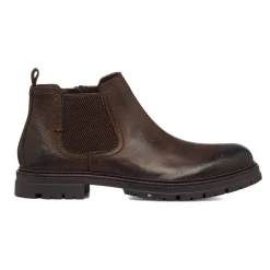 Stivaletto marrone da uomo in pelle La Cuoieria