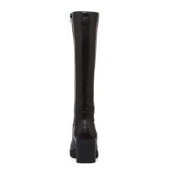 Stivali alti comfort neri da Donna con tacco 7 cm P Soft