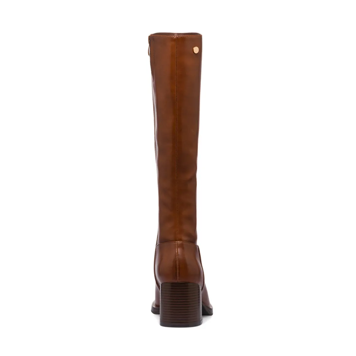 Stivali alti da donna marroni con tacco 6,5 cm Lora Ferres