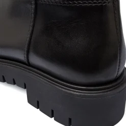 Stivali alti neri da donna in pelle P Essentials