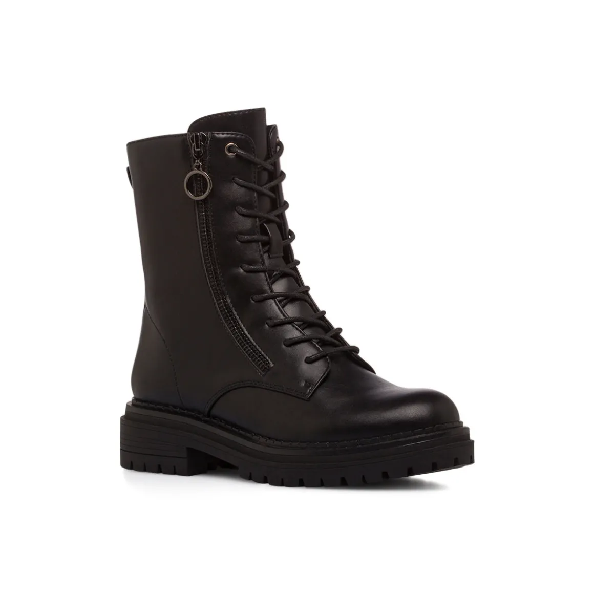 Stivali Anfibi neri da Donna con zip Swish Jeans