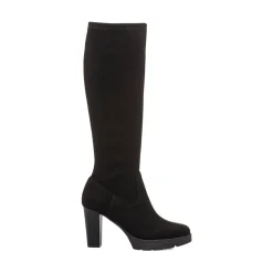 Stivali comfort neri da Donna con tacco 9 cm P Soft