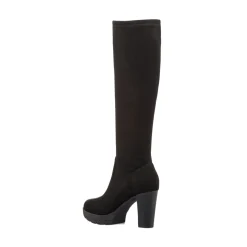 Stivali comfort neri da Donna con tacco 9 cm P Soft