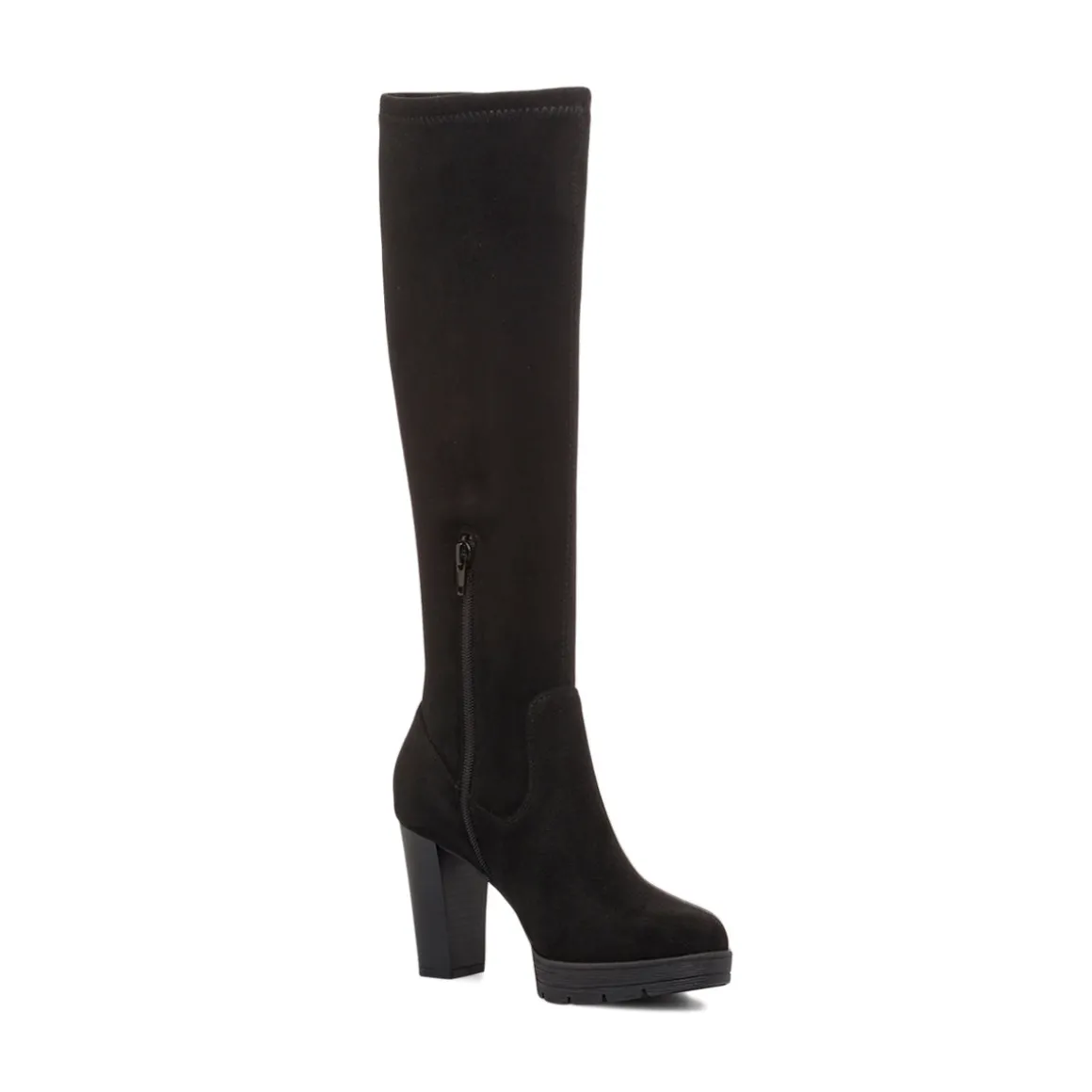 Stivali comfort neri da Donna con tacco 9 cm P Soft